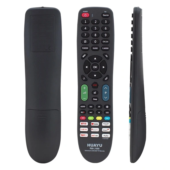 HUAYU RM-L1688 (V-1014S) NETFLIX-YOUTUBE-PRIME VIDEO-GOOGLE PLAY TUŞLU LCD-LED TV UNIVERSAL KUMANDA (5047)