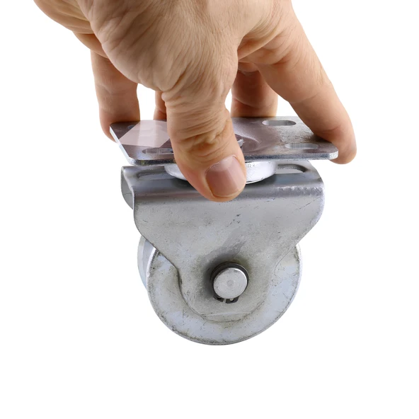 Tablalı Kepli Dönerli Oynar Hareketli Başlı Makara Metal Rulman Muhafazalı Ray Makara 70" - 3