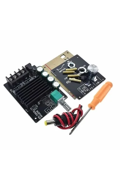 Zk-1002l 2x100w Mini Bluetooth 5.0 Kablosuz Stereo Amfi Devresi - 2