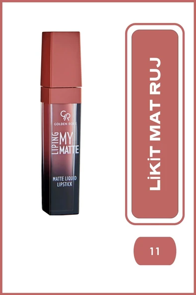 Golden Rose Liping My Matte - 11 - Likit Mat Ruj
