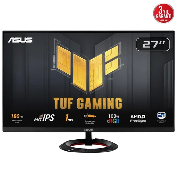 ASUS 27" IPS TUF GAMING VG279Q3R 1MS 180HZ HDMI-DP GAMING MONİTÖR 1920X1080