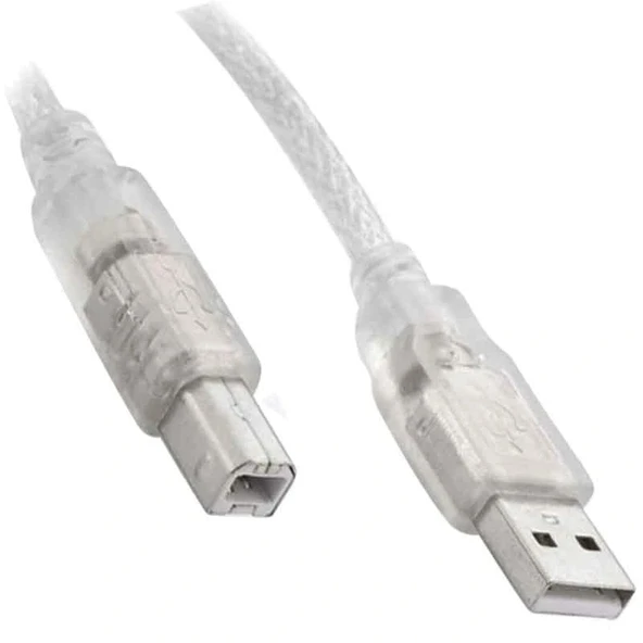 USB YAZICI KABLOSU 5 MT 2.0 ŞEFFAF SL-U2005 * AC-UP05 (5047)