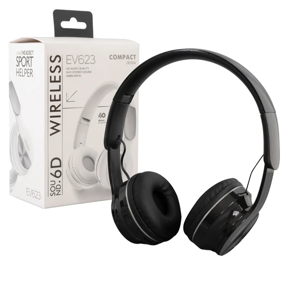 KABLOSUZ BLUETOOTH KULAKÜSTÜ TASARIM KULAKLIK EV623 (5047)