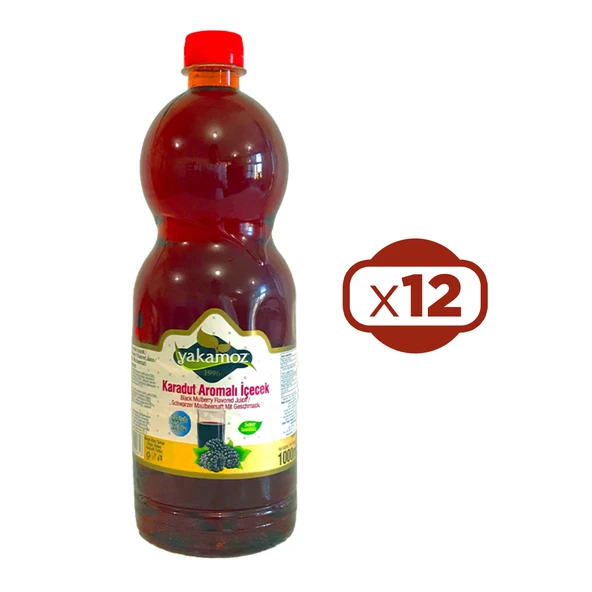 Yakamoz Karadut Aromalı İçecek 1 lt x 12 Adet