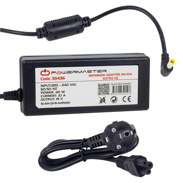NOTEBOOK ADAPTÖR SAMSUNG 19V/2.1A 5.0*3.0 UÇ (5047)