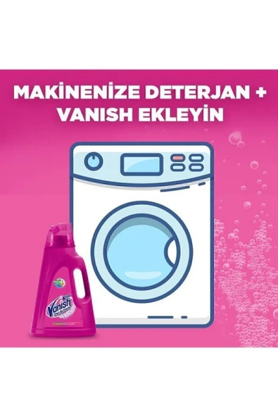 Vanish Oxi Action Multipower Renkliler İçin Sıvı Deterjan Güçlendirici ve Leke Çıkarıcı 3000 ml - 3
