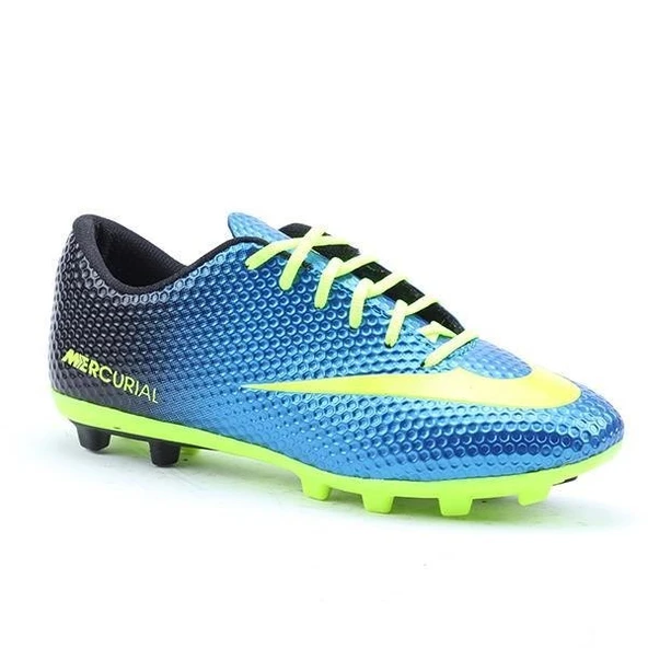 "walked 401 Mavi Sarı Çorapsız Krampon – Konforlu Futbol Performansı