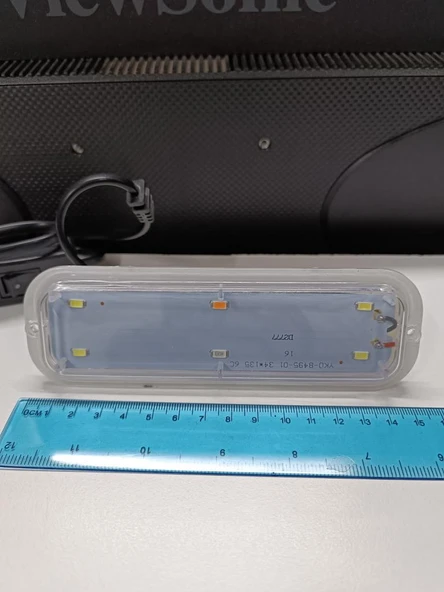 Rs-480U Yedek Led Lamba 15x4 cm 6 led 4 beyaz, 1 mavi, 1 kırmızı