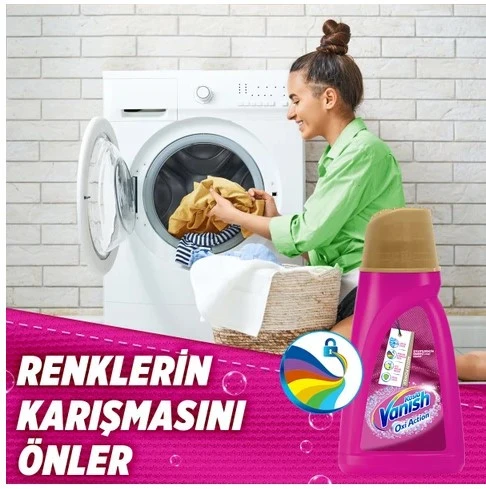 Vanish Kosla Oxi Action Gold Sıvı Leke Çıkarıcı 1400 ml Renkliler İçin - 3