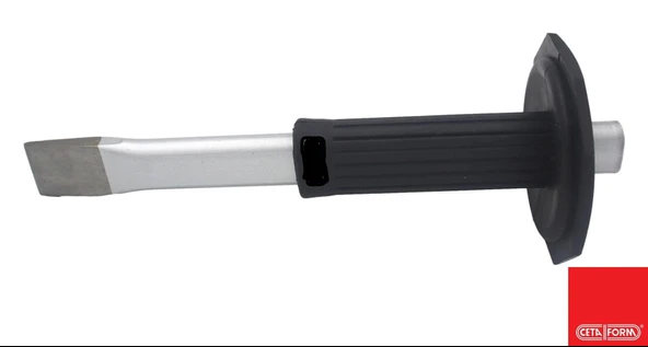 Ceta Form Düz Keski (Plastik Korumalı) - 300 mm L25-300G-2