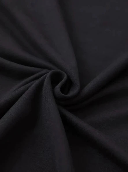 Baskılı Oversize Bisiklet Yaka T-shirt - Siyah - 2