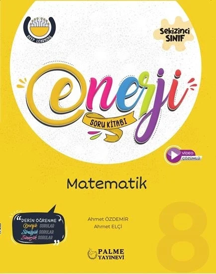 PALME YAYINLARI 8.SINIF LGS ENERJİ MATEMATİK SORU KITABI