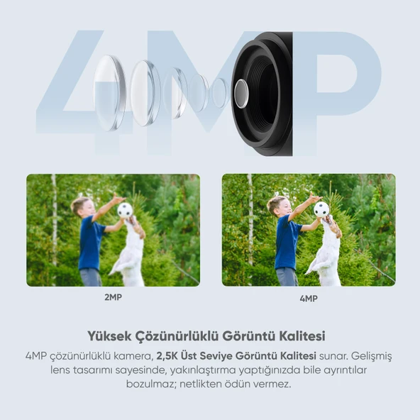 Şımart Akıllı Dış Mekan Kamerası Güneş Paneli Uyumlu Wi-Fi Bağlantılı - 3