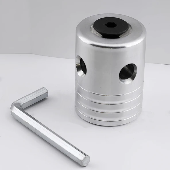 Motorlu Tırpan Çim Biçme Örümcek Kafa Misina Başlığı Başlık Yan Tırpan Uyumlu Metal Aluminyum - 4