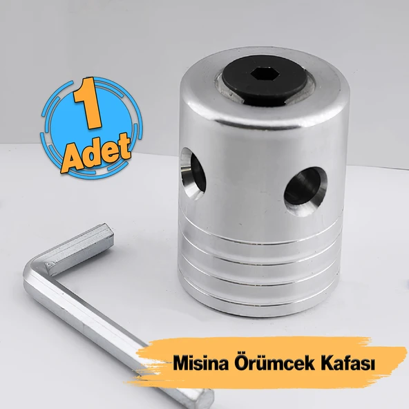 Motorlu Tırpan Çim Biçme Örümcek Kafa Misina Başlığı Başlık Yan Tırpan Uyumlu Metal Aluminyum