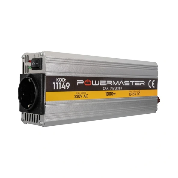 12 VOLT - 1000 WATT MODIFIED SINUS INVERTER (10-15V ARASI-220V AC) (5047)