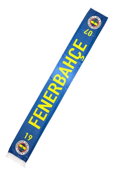 Fenerbahçe Orijinal Son Sözümüz Fenerbahçe Şal Atkı ve Bileklik Set Kanarya Baskılı Ahşap Kutulu - 6