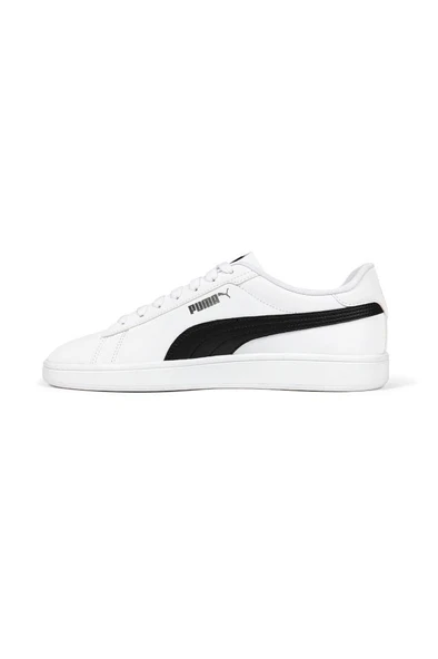 Puma Smash 3.0 Buck 392336 08 Erkek Sneaker Ayakkabı Beyaz Siyah 40-45 - 3