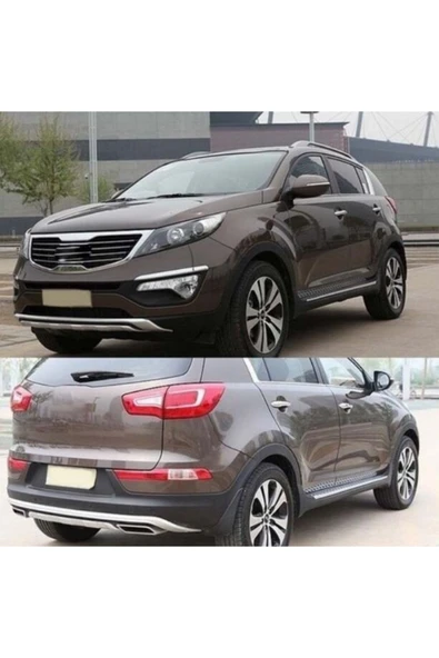 Kia Sportage 2012-2015 Için Uyumlu Ön Ve Arka Koruma Seti - 4