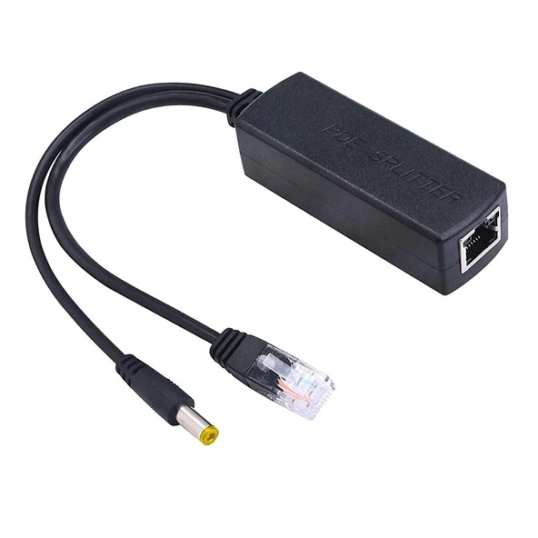IP KAMERA POE KABLOSU AKTİF POE ENJEKTÖR SPLITTER (IN:DC48V-57V OUT:IEEE802.3AF-MAX:12V2A) (5047)