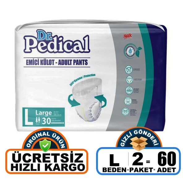 Dr. Pedical  Emici Külot L-Large Beden 60 Adet