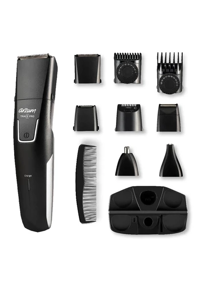 Arzum Trace Pro 9 in 1 Erkek Bakım Seti Siyah AR5201