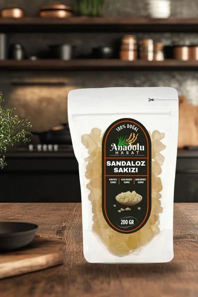 Sandaloz Sakızı 200 Gr - %100 Doğal -Sandaroz- Sandoloz (Katkısız ) 200 Gr