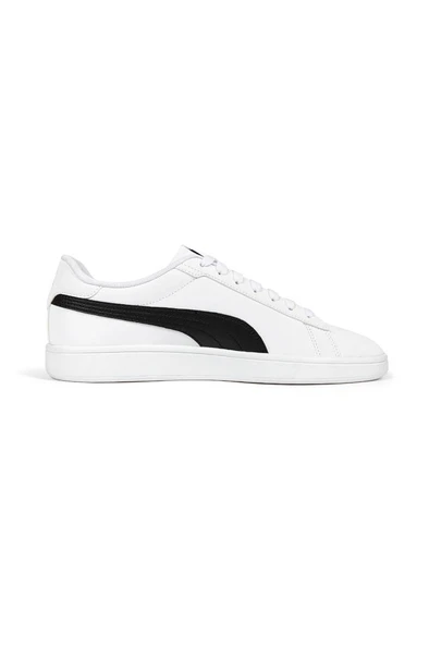 Puma Smash 3.0 Buck 392336 08 Erkek Sneaker Ayakkabı Beyaz Siyah 40-45 - 2