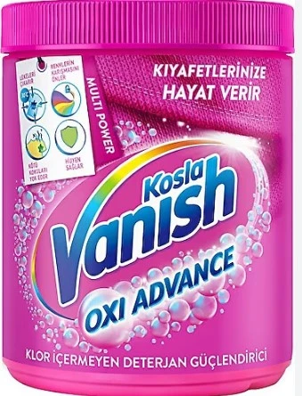 Vanish Kosla Multipower Renkliler için Leke Çıkarıcı ve Deterjan Güçlendirici 400 ml