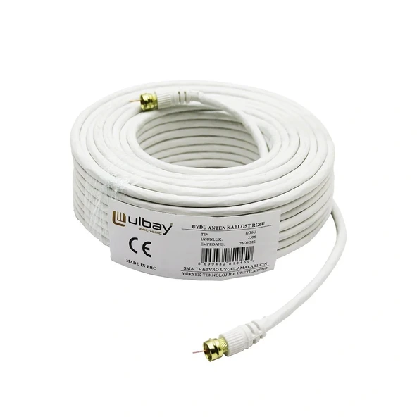 25 METRE RG6U UYDU ANTEN KABLOSU (5047)