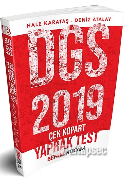 2019 DGS Çek Kopart Yaprak Test Bankası Benim Hocam Yayınları