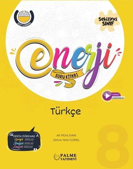 PALME YAYINLARI 8.SINIF LGS ENERJİ TÜRKÇE SORU KITABI