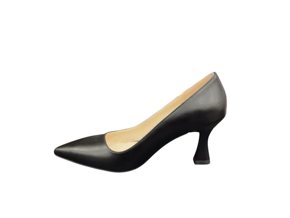 Merry Pace 6394066Z 7 cm Kadeh Topuklu Sivri Burun Kadın Stiletto Ayakkabı - 2