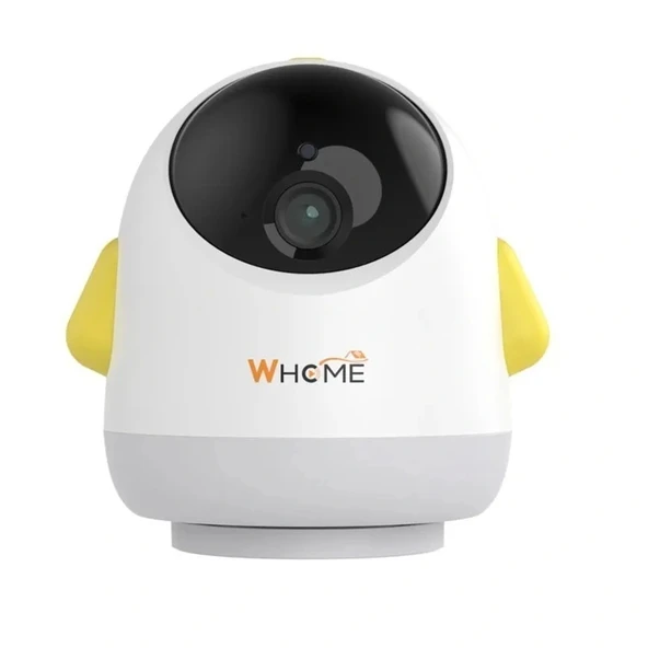 YAPAY ZEKA DESTEKLİ 360° GECE GÖRÜŞLÜ SARI WİFİ BEBEK GÜVENLİK KAMERASI (5047)