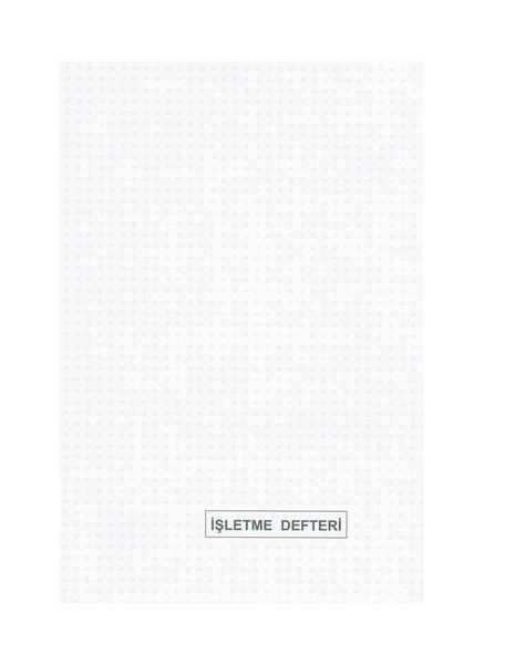 Yumuşak kapak 25x35 İŞLETME DEFTERİ (40yaprak)