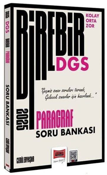 Yargı 2025 DGS Paragraf Soru Bankası Birebir Serisi - Cemil Eryaşar Yargı Yayınları