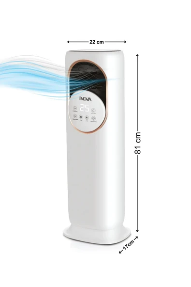 Inova Apollo 1800 W Kumandalı Fanlı Isıtıcı