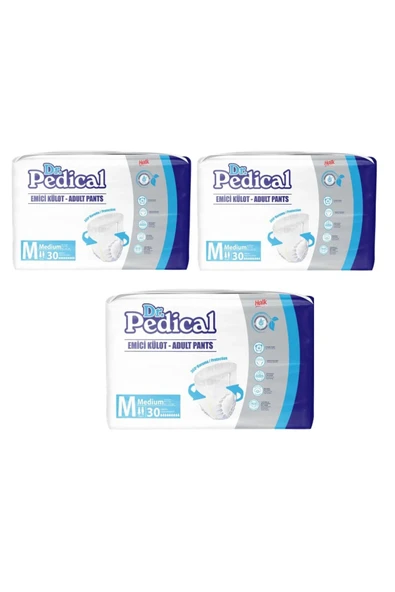 Dr.Pedical Emici Külot Hasta Bezi M-Medium Beden 90 Adet