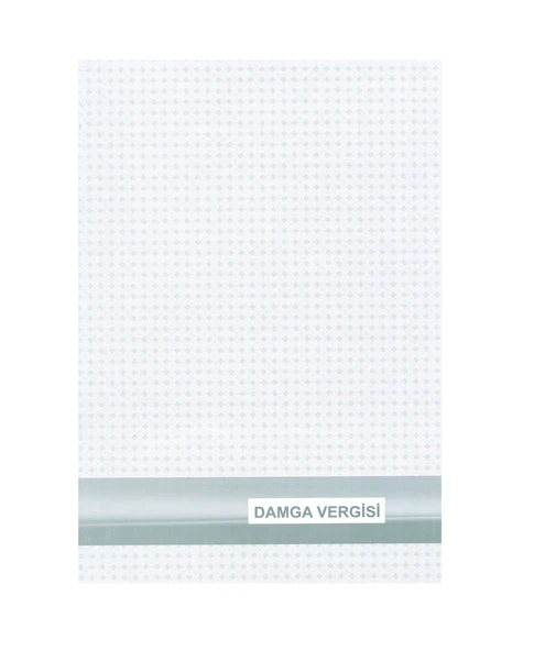 Yumuşak Kapak 25x35 Damga Vergisi (NUMARALI 40YAPRAK)