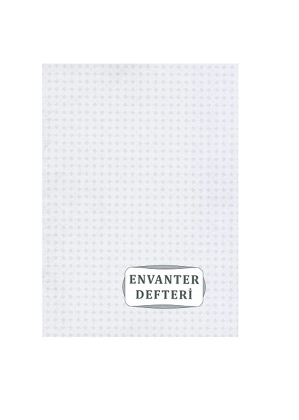 Yumuşak kapak 20x27 ENVANTER DEFTERİ (NUMARALI 25yaprak)