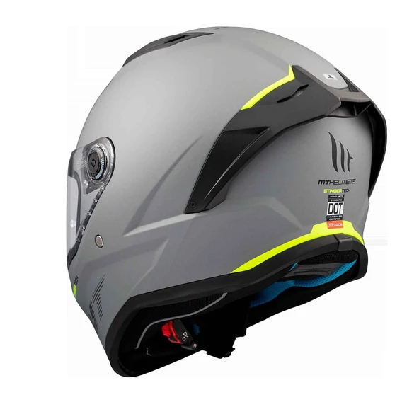 Mt Stinger 2 Nardo Gri Kapalı Kask - 8
