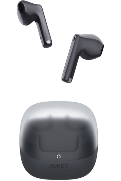 AUKEY EP-M4-GY Kablosuz Kulaklık Gelişmiş ENC 80ms 30 Saat Müzik - Koyu Gri