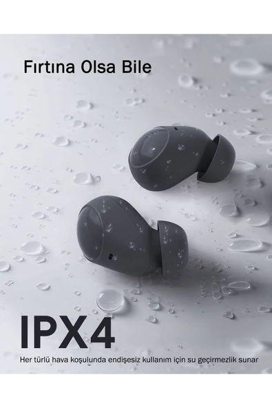 AUKEY EP-M3A-GY Kablosuz Kulaklık 80ms Düşük Gecikme 30 Saat Müzik - Koyu Gri - 3