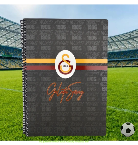 Galatasaray A4 72 Yaprak Karton Kapak Spiralli Defter Kareli (594565)