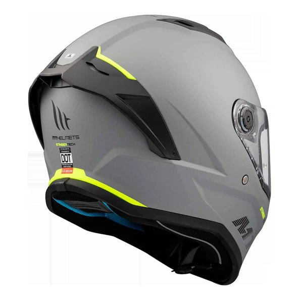 Mt Stinger 2 Nardo Gri Kapalı Kask - 6