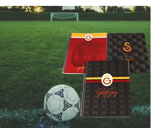 Galatasaray A4 72 Yaprak Karton Kapak Spiralli Defter Kareli (594565) - 2