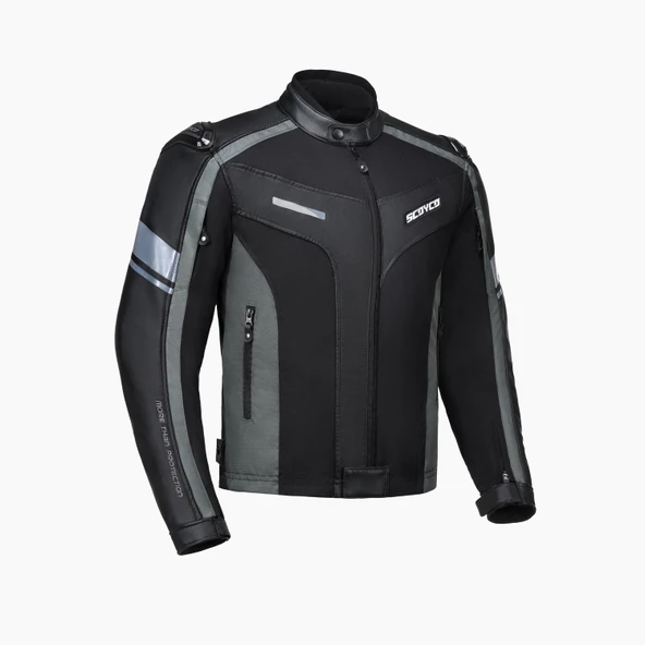 SCOYCO JK152 4 MEVSİM ERKEK MONT DERİ SİYAH - 3