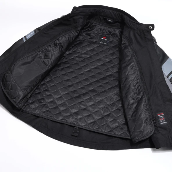 SCOYCO JK152 4 MEVSİM ERKEK MONT DERİ SİYAH - 7