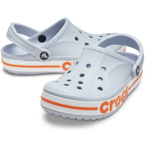 Crocs Bayaband Clog 205089-6SS Gri Turuncu Terlik
