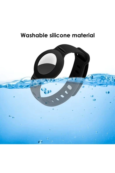 Airtag Uyumlu Silikon Kordon Kayış(Ürün Sadece Kordondur) - 4